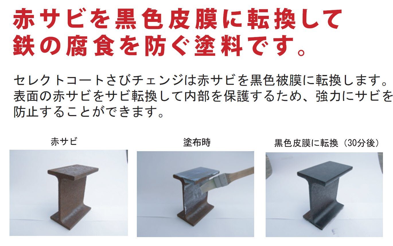 Amazon.co.jp: セレクトコート N300( さびチェンジ ) 1kg 1 液常温架橋